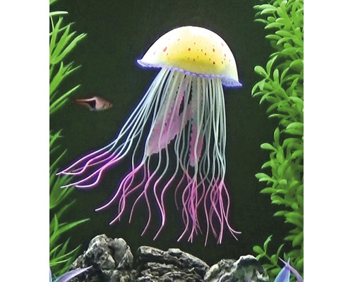 Dekorácia do akvária medúza XL červená