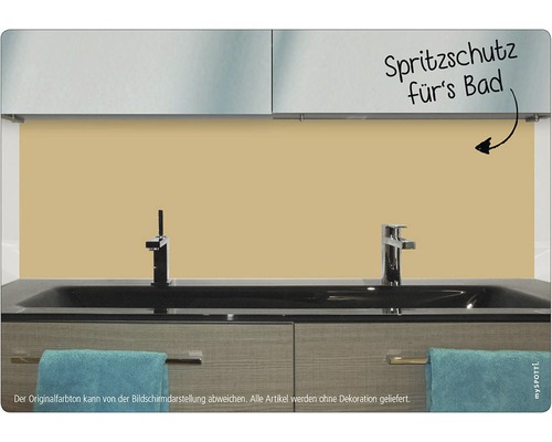 Príklad obkladu steny kúpeľne nad umývadlom