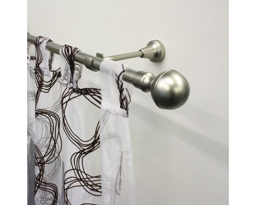 Dvojitá záclonová tyč so závesom