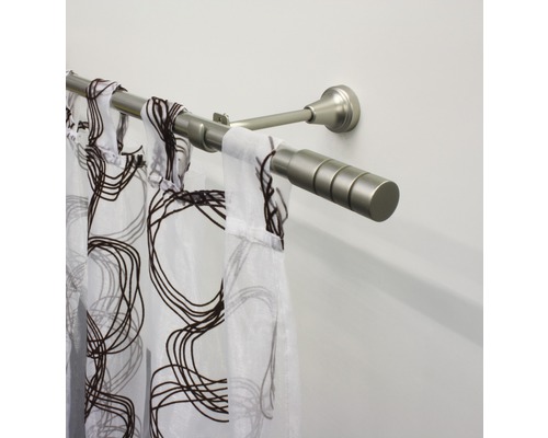 Dvojitá záclonová tyč so závesom