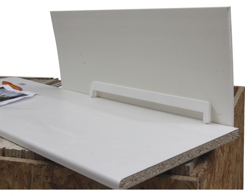 Pracovná doska s nadstavným zadným panelom