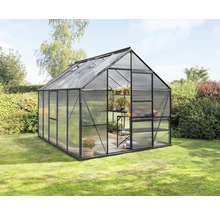 Skleník Vitavia Meridian 1 8300 polykarbonát 6 mm 257x321 cm čierny