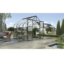 Skleník Vitavia Diana 6700 sklenený 3 mm 264x258 cm čierny