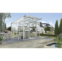 Skleník Vitavia Aphrodite 7800 kombinácia skla a polykarbonátu 275x270 cm hliník