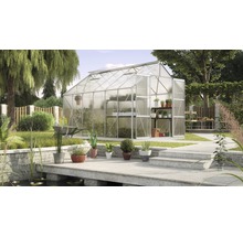 Skleník Vitavia Uranus 9900 polykarbonát 6 mm 257x383 cm hliník vr. základového rámu