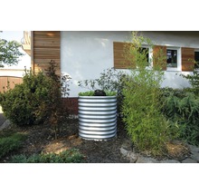 Vyvýšený záhon Vitavia Vita 858 Rund Ø82x86 cm plechový strieborný