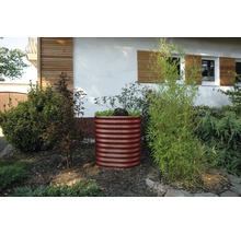 Vyvýšený záhon Vitavia Vita 858 Rund Ø82x86 cm plechový rubín