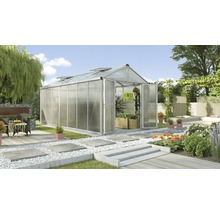 Skleník Vitavia Zeus Comfort 13800 polykarbonát 10 mm 258,4x539,6 cm hliník vr. podlahového rámu