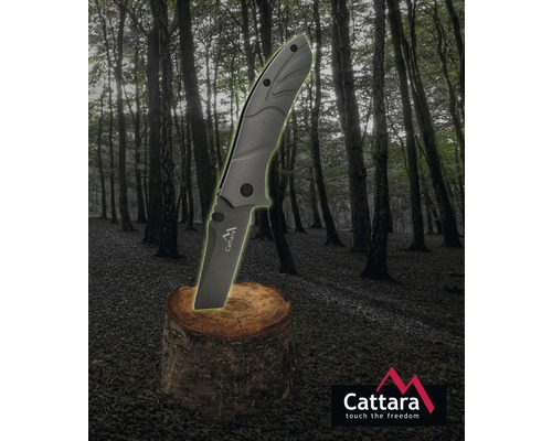Vonkajší nôž Cattara v drevenom pahýli