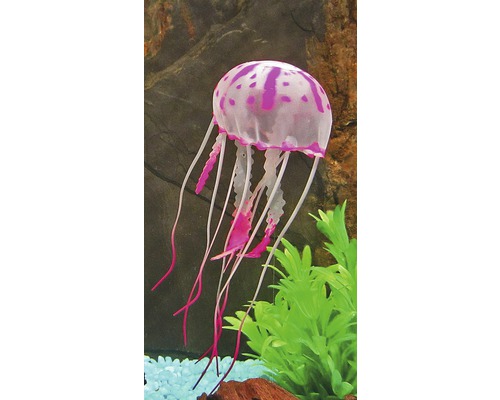 Dekorácia do akvária medúza červená 5 cm