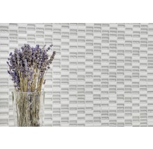 Sklenená mozaika s prírodným kameňom biela 31x32,5 cm-thumb-5