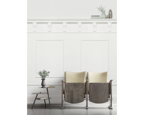 Interiér s dvoma kinosálami a odkladacím stolíkom