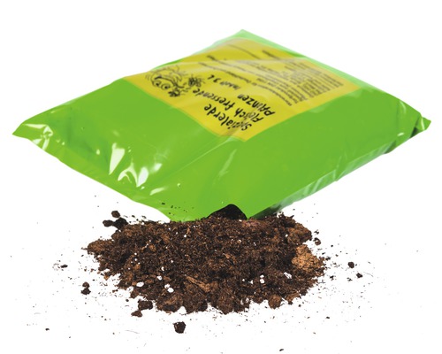 Špeciálna zemina pre mäsožravé rastliny v otvorenom vrecku