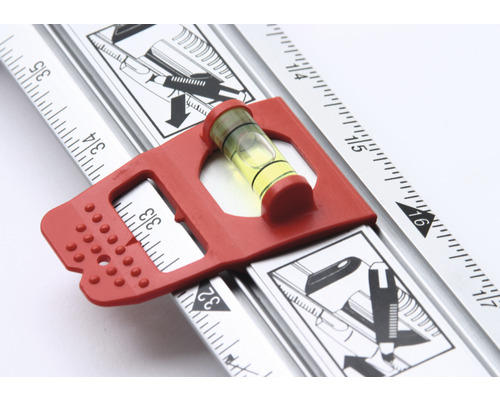 Skladací meter s vodováhou