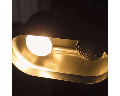 Detail zapnutej lampy