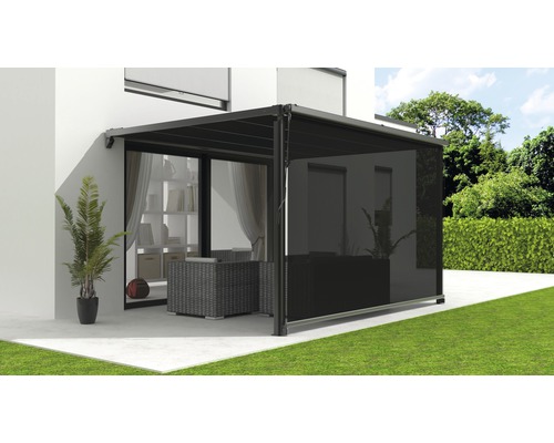 Zastrešenie terasy s ochranou súkromia pre vonkajšie použitie