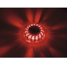 Okrúhle LED výstražné svetlo so svetelným efektom