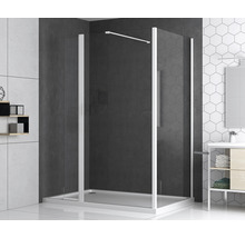 Sprchová vanička so sprchovou zástenou v kúpeľni