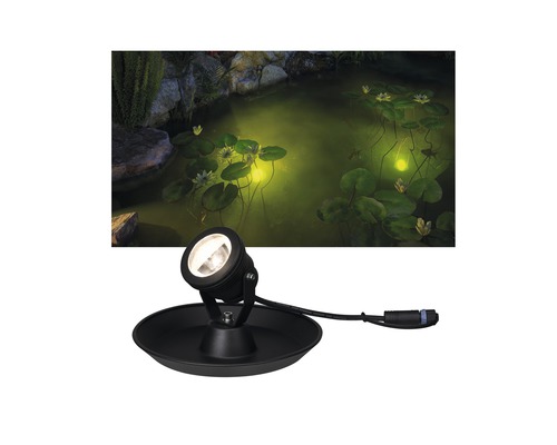 Jazierkové svetlo s jazierkom v pozadí