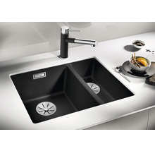Granitový drez Blanco SUBLINE 340/160-U 460 x 555 mm antracitová 523548