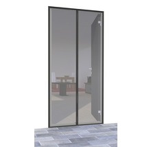Sieťka proti hmyzu s magnetickým rámom dverný Home Protect antracit 100 x 220 cm