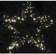 Dekoratívna LED hviezda pre vonkajšie použitie, ideálna pre vianočné obdobie