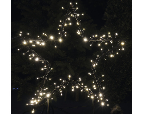 Dekoratívna LED hviezda pre vonkajšie použitie, ideálna pre vianočné obdobie