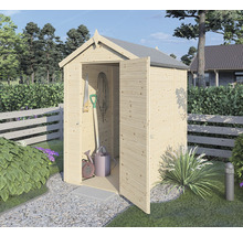 Drevený záhradný domček Alopex Medium prírodný 120x180 cm-thumb-18