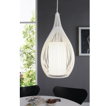 Závesná lampa s tienidlom v tvare kvapky