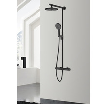 Sprchový systém s termostatom AVITAL Topino matná čierna-thumb-1