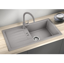 Granitový drez Blanco FAVUM 435 x 860 mm biela 524235