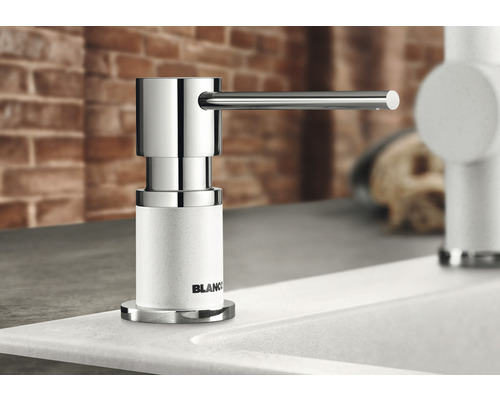 Dávkovač mydla Blanco z nehrdzavejúcej ocele a plastu