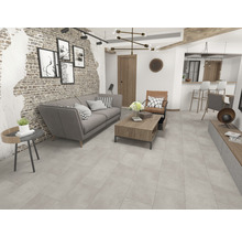 Vinylová podlaha lepená sivá Dry Back dielce Tonga 60 x 30 cm balenie 12 ks