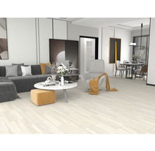 Vinylová podlaha lepená béžová Dry Back dielce Quitmore 60 x 30 cm balenie 12 ks