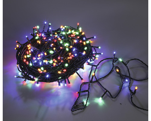 LED svetelná reťaz s rôznymi farbami