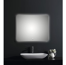 LED zrkadlo do kúpeľne DSK Silver Moon 80x100 cm