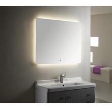 LED zrkadlo do kúpeľne DSK Silver Moon 80x100 cm