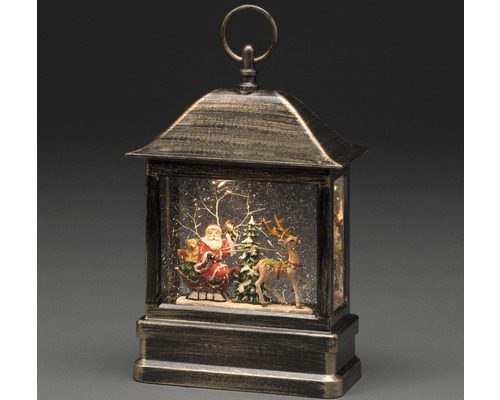 Dekoratívna lampa s vianočným motívom a LED osvetlením