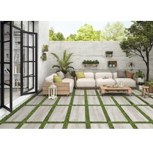 Keramická dlažba Limewood sivá rektifikovaná hrana 120 cm x 40 cm x 2 cm