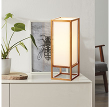Stolová lampa Brilliant Seaside E27 40 W drevo/textil