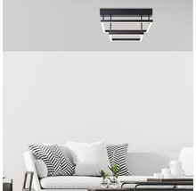LED stropné svietidlo Brilliant Ranut 21 W 1360 lm 3000 K čierne stmievateľné
