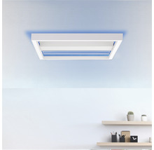 LED stropné svietidlo Brilliant Icarus 38 W 2660 lm 2700-6200 K biele s diaľkovým ovládaním