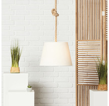 Luster Brilliant Sailor E27 40 W prírodno/biely