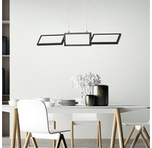 LED luster Brilliant Ranut 28 W 2000 lm 3000 K čierny stmievateľný