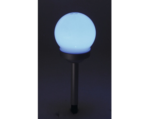 Svietiaca záhradná guľa so zemným hrotom