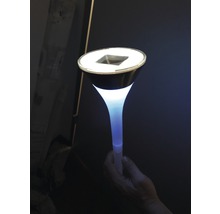 LED solárne svietidlo IP44 600mAh 35cm zapichovacie biele-thumb-11