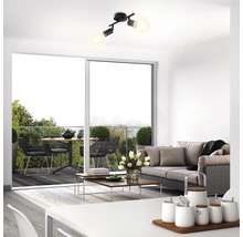 LED bodové svietidlo Briloner E27 2x60W čierne-thumb-2 LED bodové svietidlo Briloner E27 2x60W čierne-thumb-2