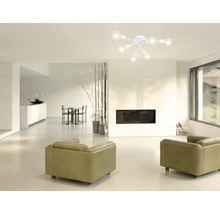 Stropné svietidlo Globo 54802W-6 Xara 6xE14 40 W biele