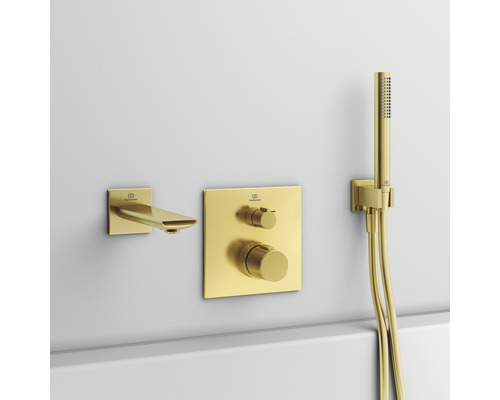 Nástenná vaňová batéria s ručnou sprchou