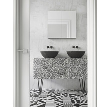 Dlažba imitácia mramoru Velvet Brick blanco 33,15 x 33,15 cm